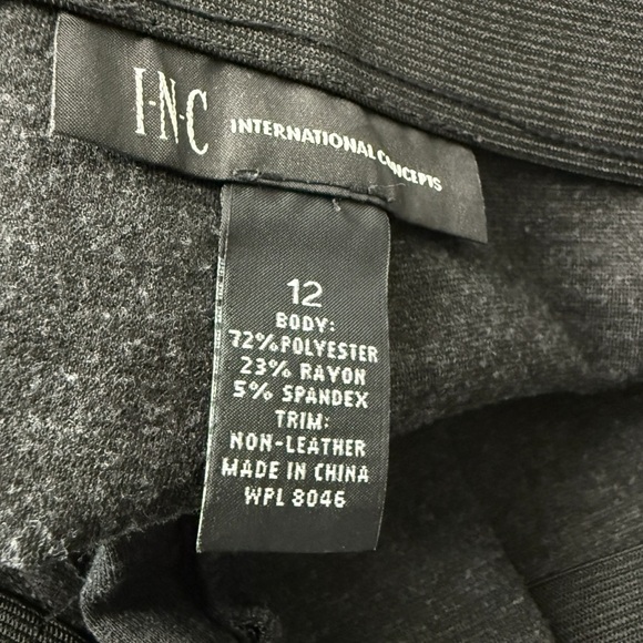 INC International Concepts Women's SZ 12 Tummy-Control Straight Leg Pant Career - Picture 3 of 10